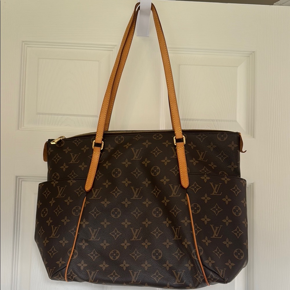 Louis Vuitton Brown Monogram Tote Bag